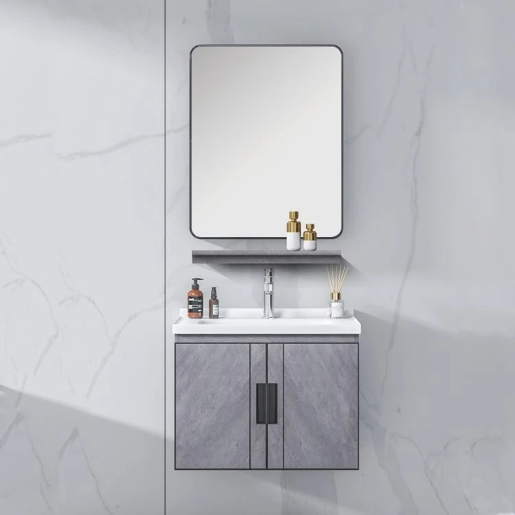 grey vanity units