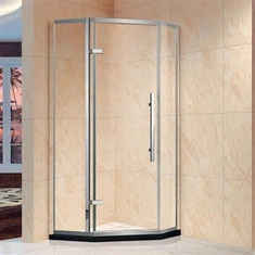 SUS304 gerahmte Scharnierglasduschtüren