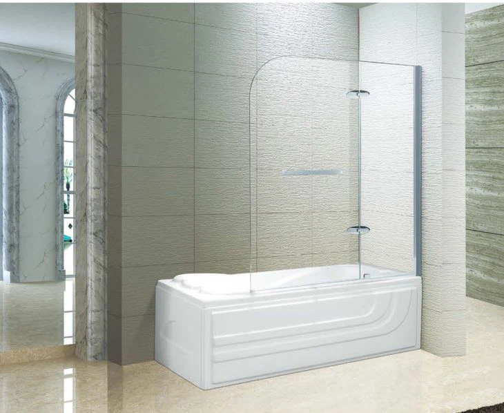 Frameless Swing Badewanne Duschtür, Bi -Falt -2 -Stück -Paneele (KD3206T)