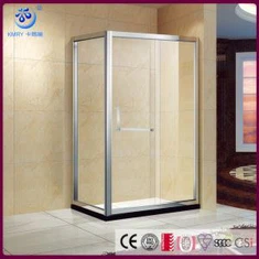 Rechteckiges Duschgehäuse mit Rahmenschiebetür