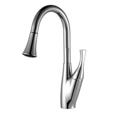 Einzelgriff Down Kitchen -Wasserhahn nach unten